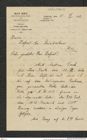 Nachlass Franz Steindachner, Brief von Max Weg an Franz Steindachner (15.02.1912), Inv.Nr. 580.03, Seite 1